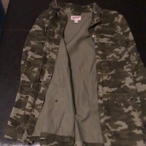 Camouflage Jean Jacket
